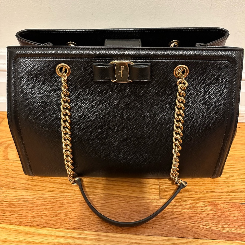 Ferragamo black bag